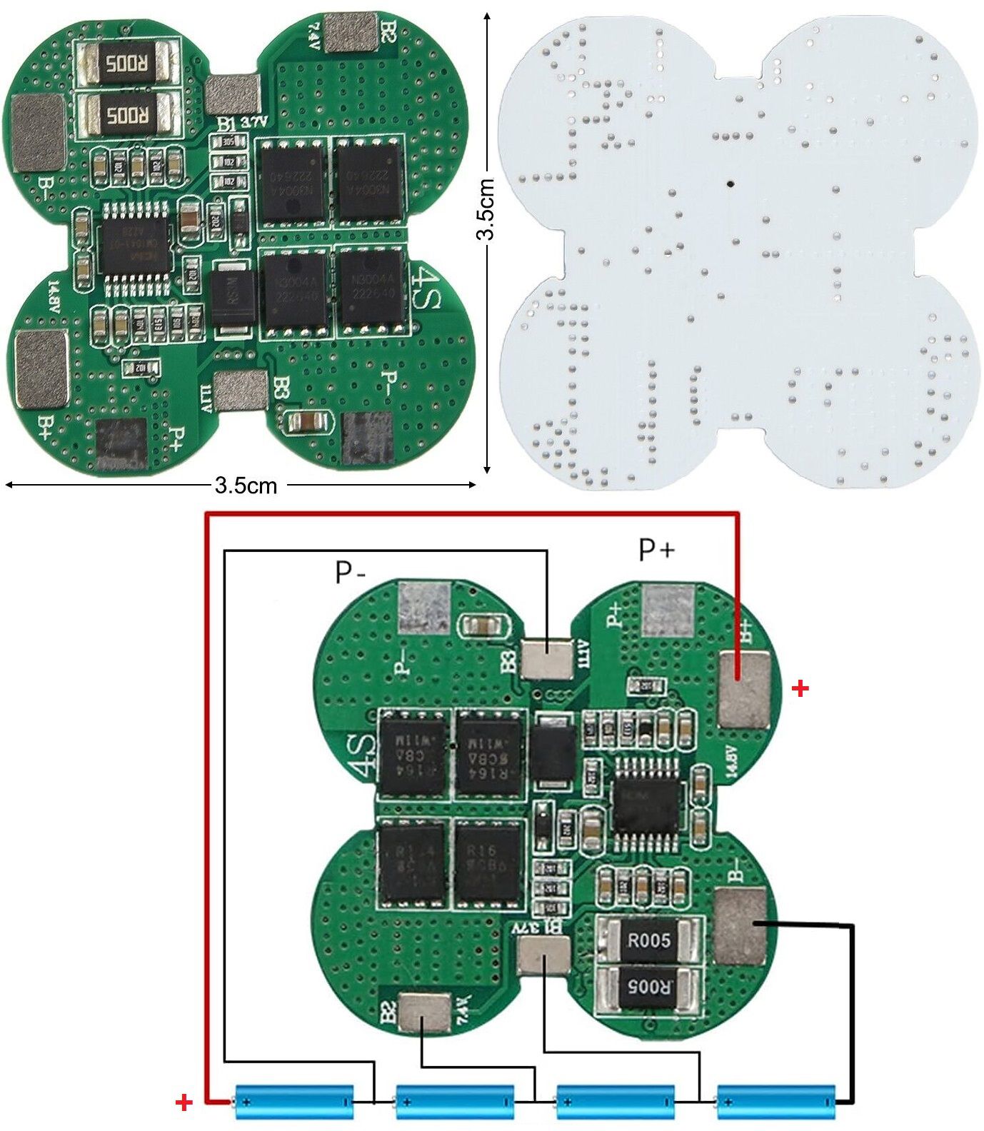 PCM 4S para Baterías de Litio